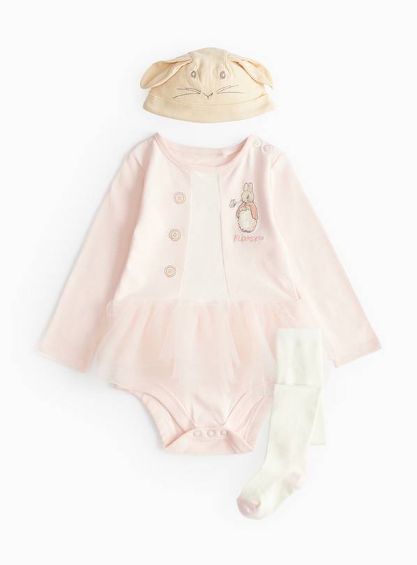 Peter Rabbit Pink Flopsy Tutu Bodysuit Set Up to 3 mths